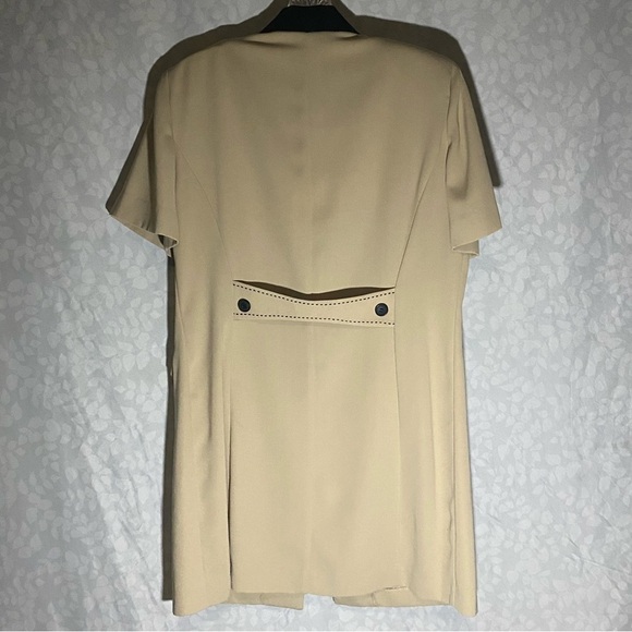 Vintage Danny And Nicole Tan Suit Dress Size 10 Business Wear Career Office - Picture 7 of 8